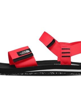 NWOT The North Face Red and Black Velcro Sport Sandals - size 11